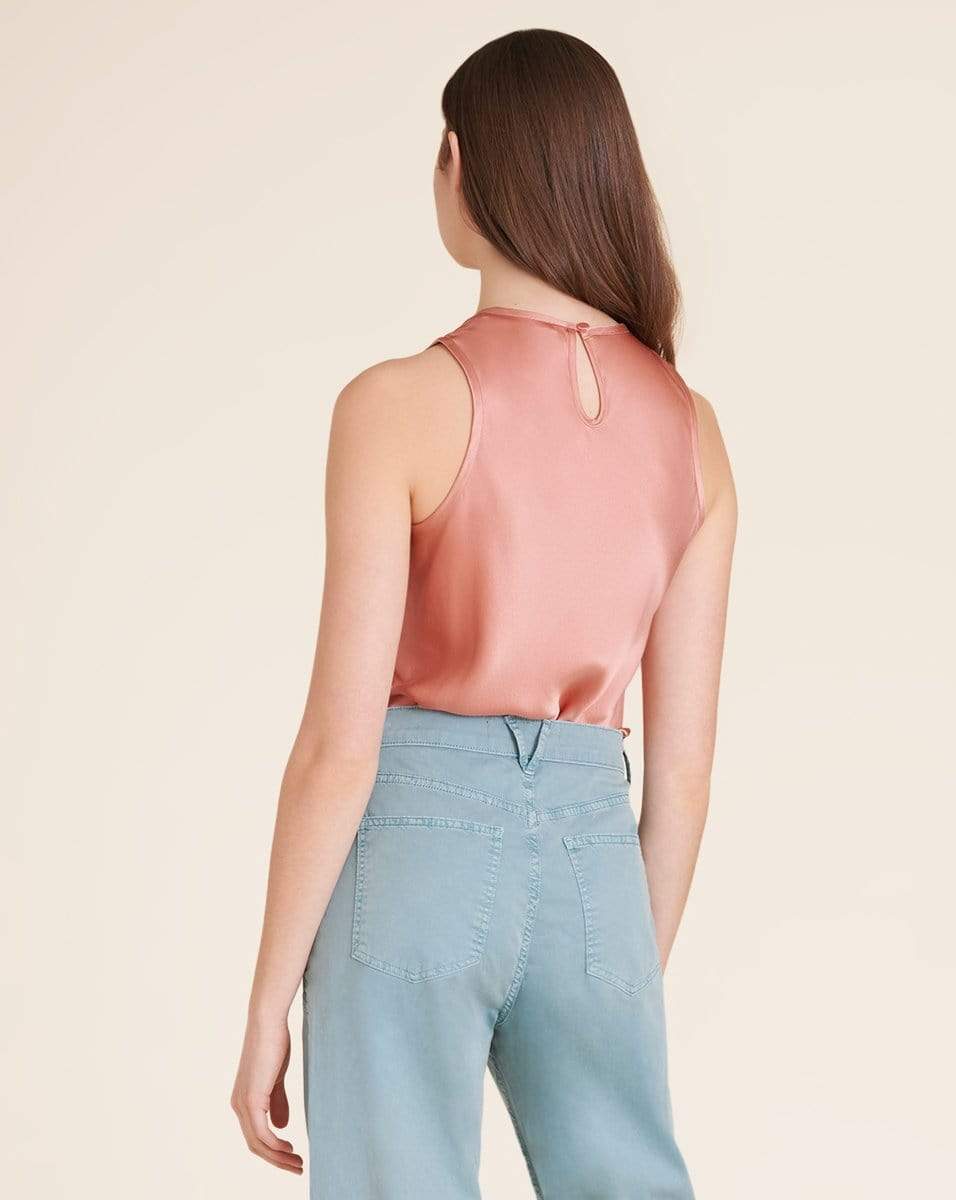 VERONICA BEARD-Rosewood Sakina Silk Top-