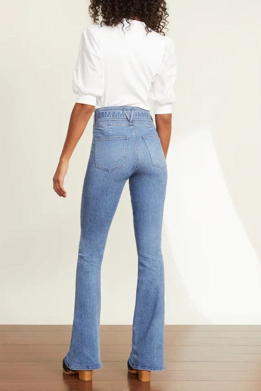 VERONICA BEARD-Coralee Puff-Sleeve Top-