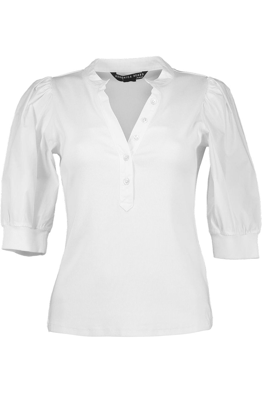 VERONICA BEARD-Coralee Puff-Sleeve Top-