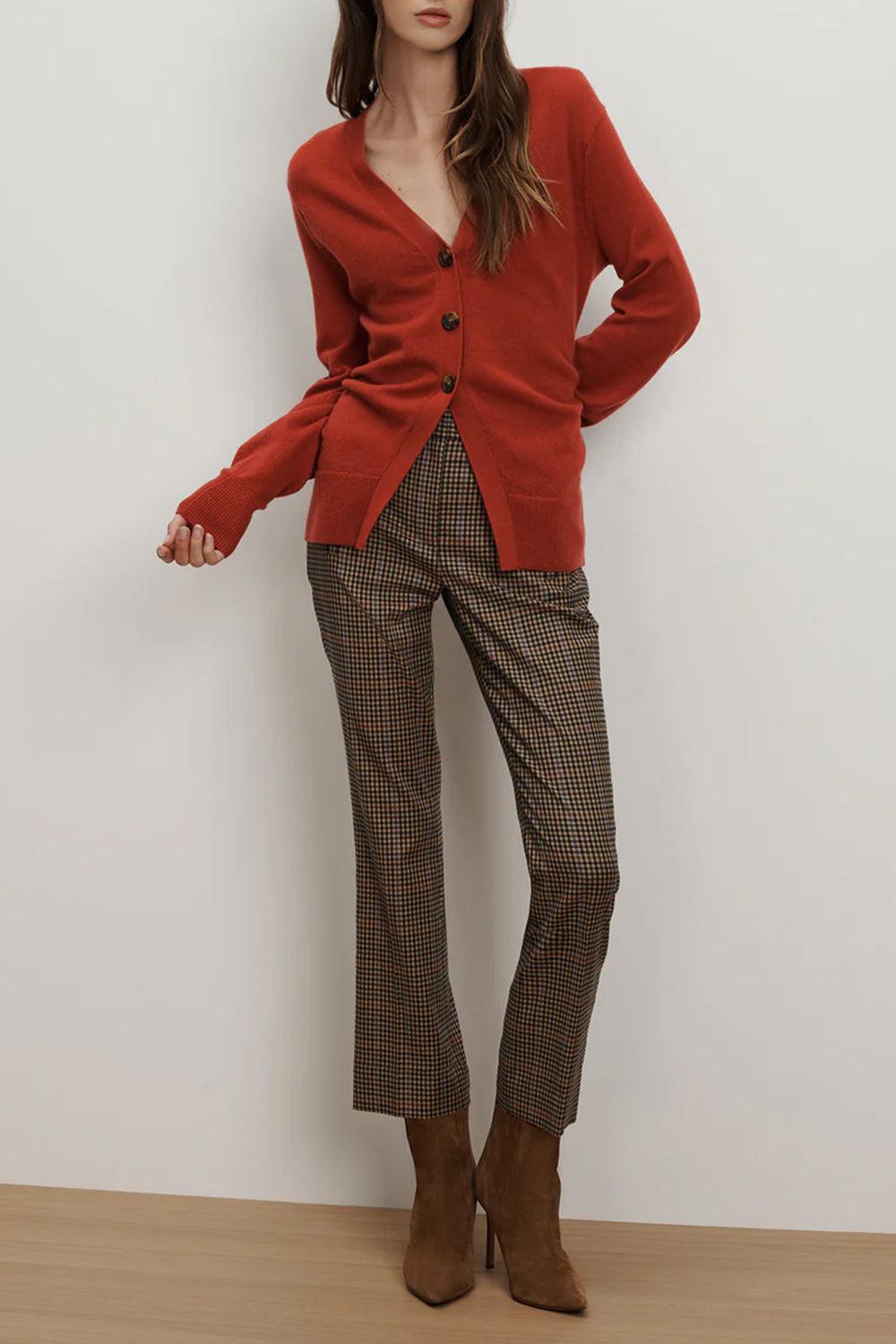 Lamotte Cardiagn-RED-XS-CLOTHINGTOPCARDIGAN-VERONICA BEARD