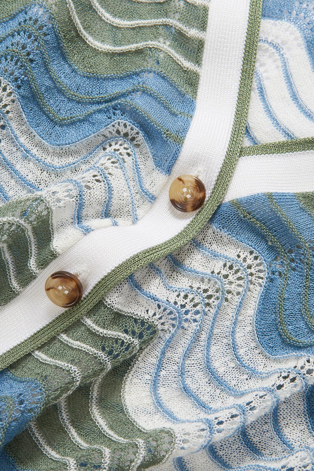 Laurinor Cardigan-STRIPE-XS-CLOTHINGTOPCARDIGAN-VERONICA BEARD