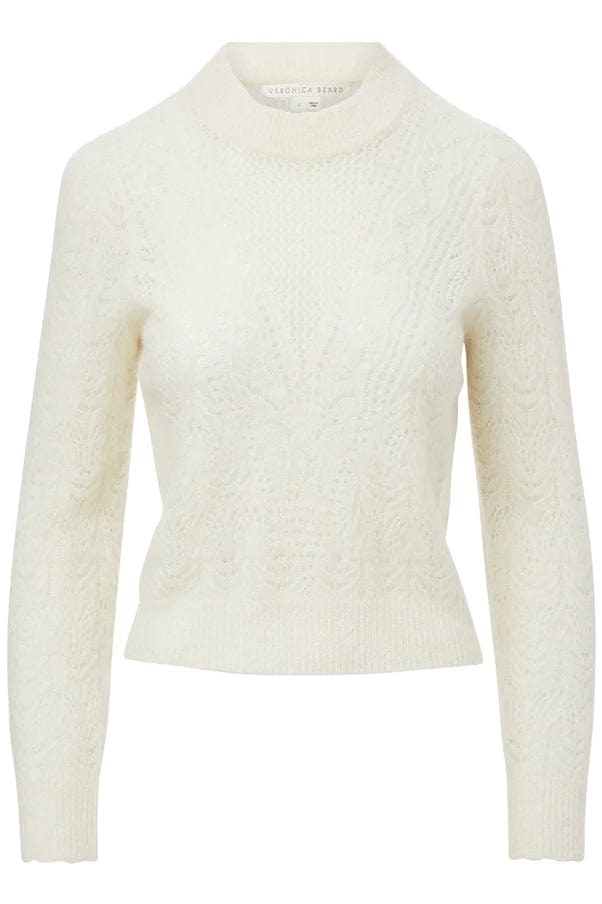 VERONICA BEARD-Makani Pointelle-Knit Sweater-