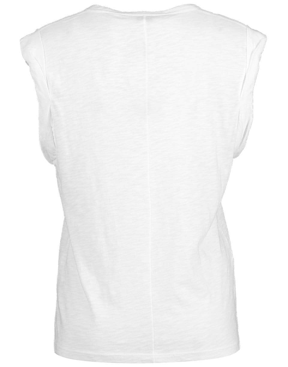 VERONICA BEARD-White Dree Muscle Tee-