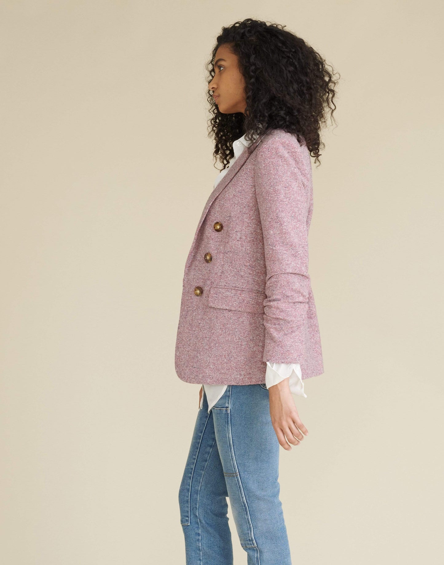 VERONICA BEARD-Beacon Heathered Dickey Jacket-
