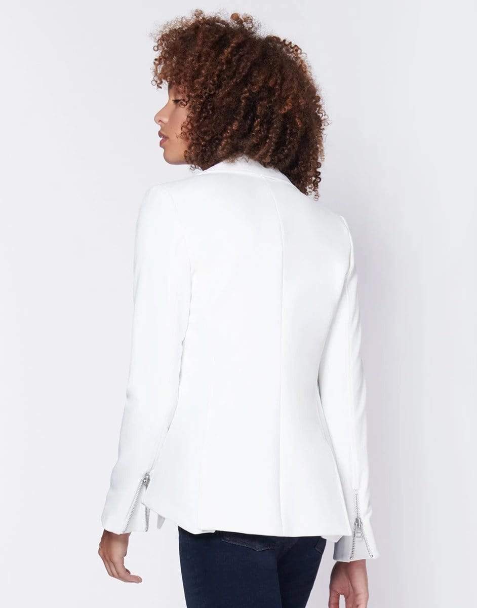 VERONICA BEARD-White Scuba Hadley Jacket-