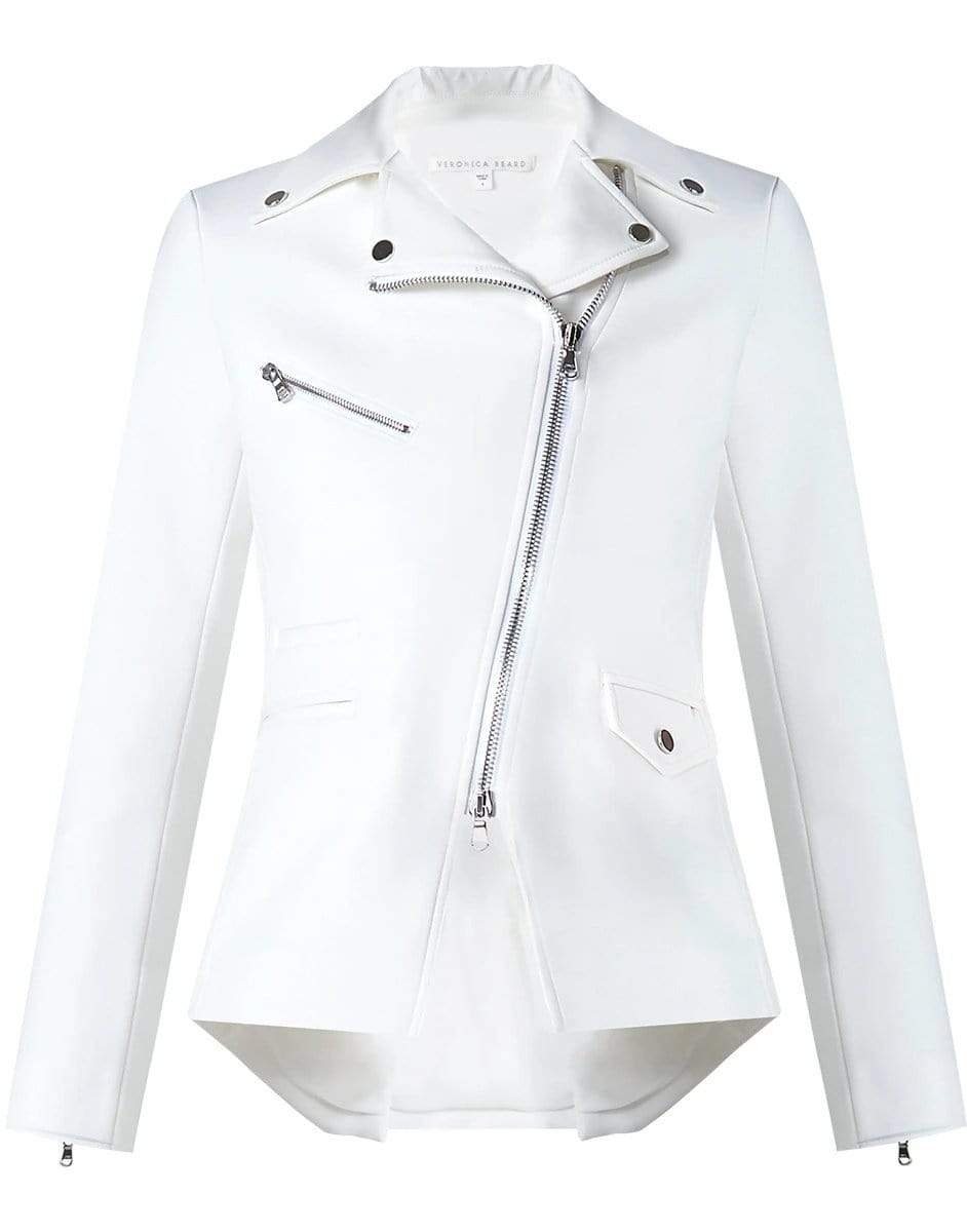 VERONICA BEARD-White Scuba Hadley Jacket-