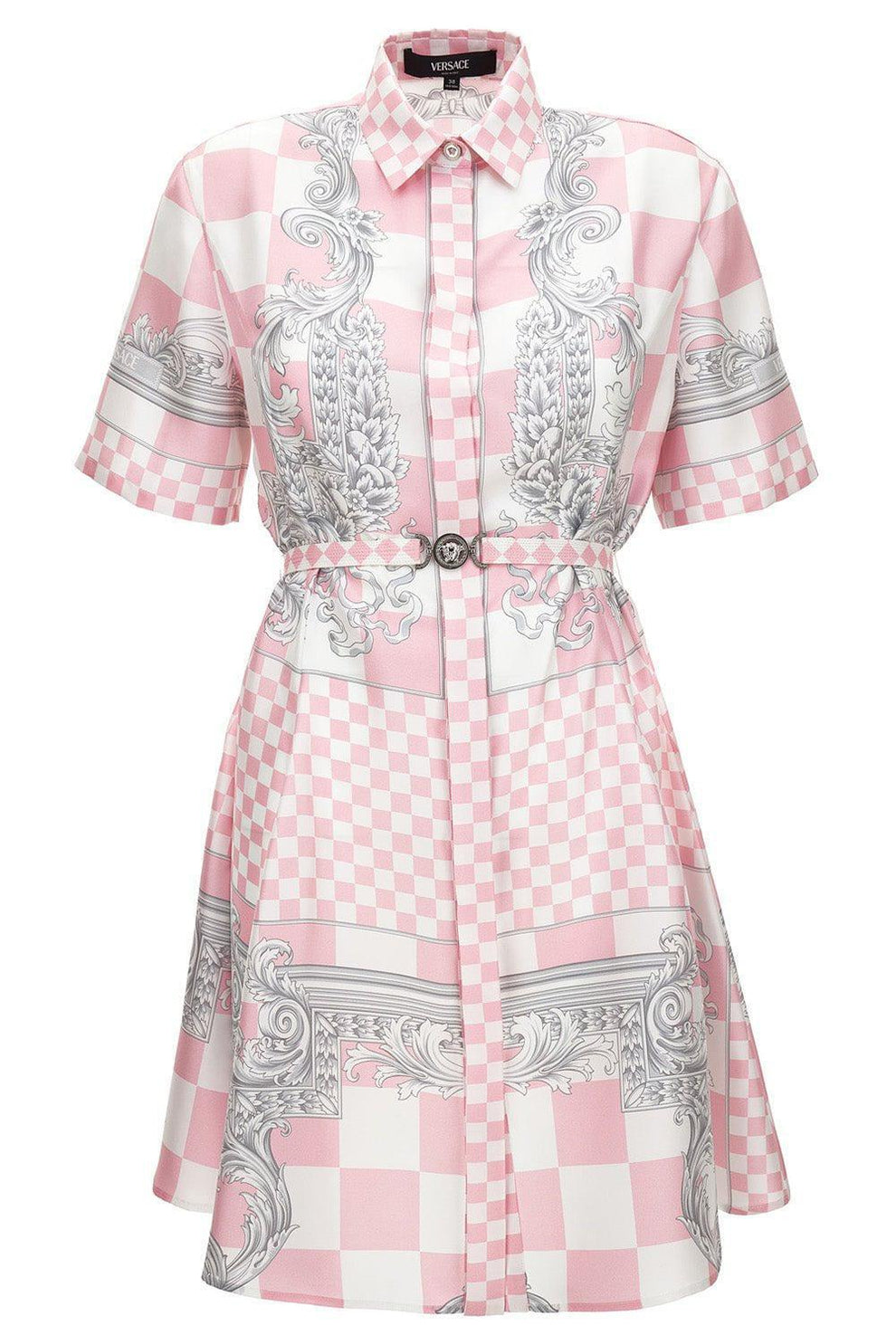 baroque shirt dress Womens Roman White Baroque Shirt Dress US 8