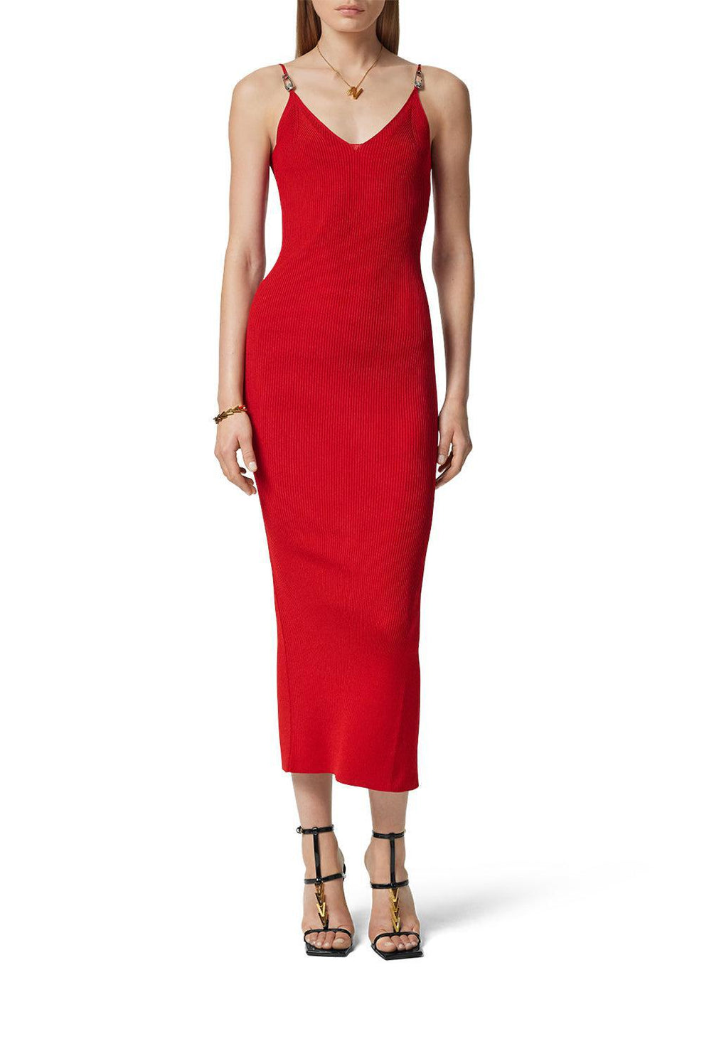 versace midi dress Safety Pin Midi Dress