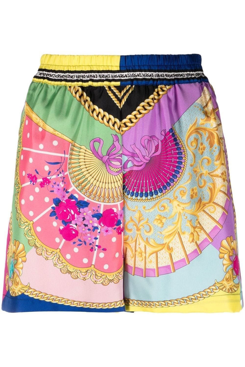VERSACE-Elastic Waist Pull On Short-