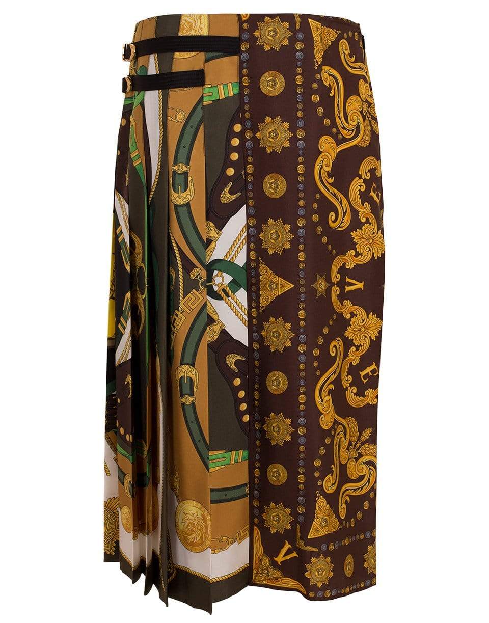 VERSACE-Western Rodeo Pleat Skirt-