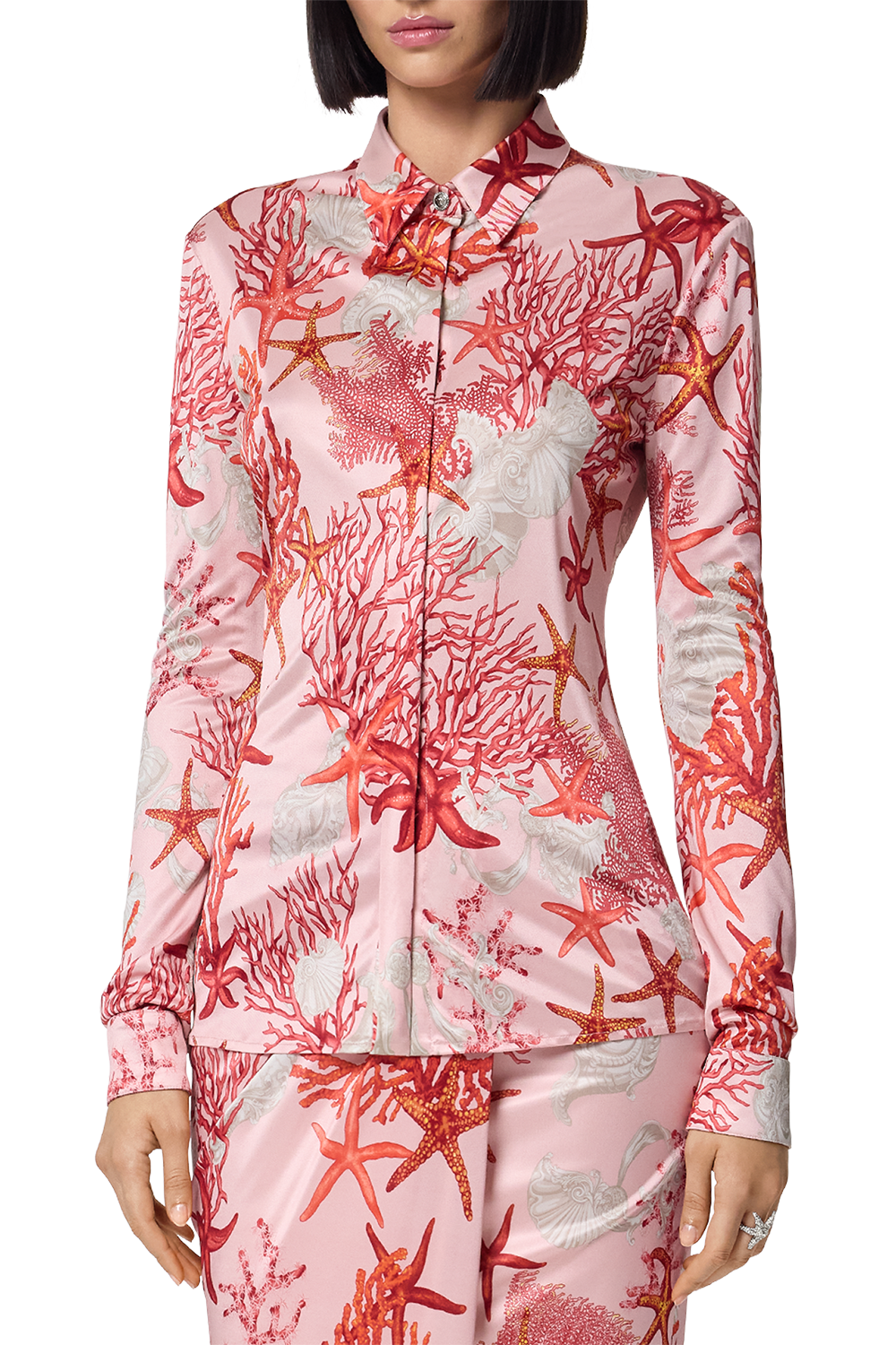 VERSACE-Fitted Shirt-