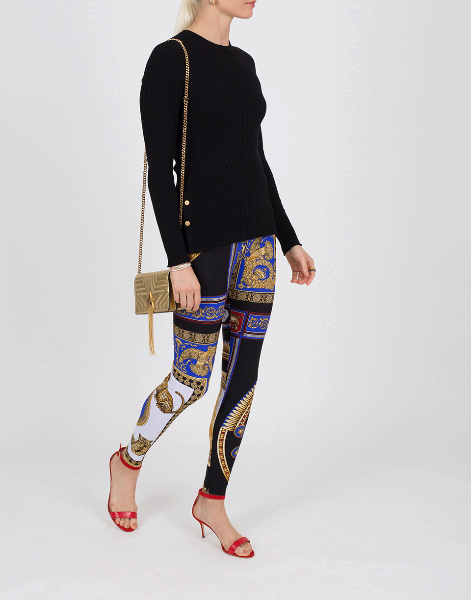 VERSACE-Ribbed Sweater-