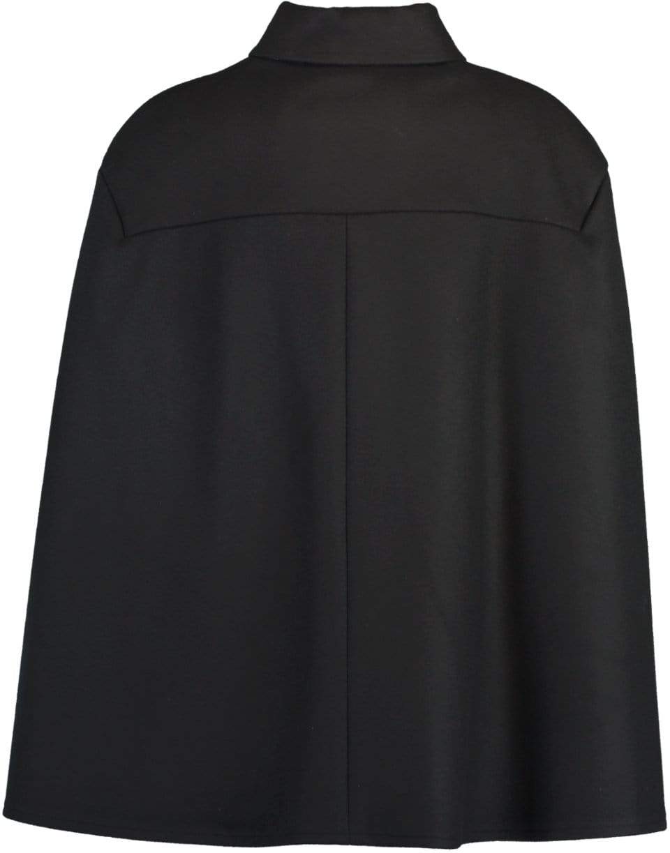 VERSACE-Baroque Print Lined Fitted Cape-