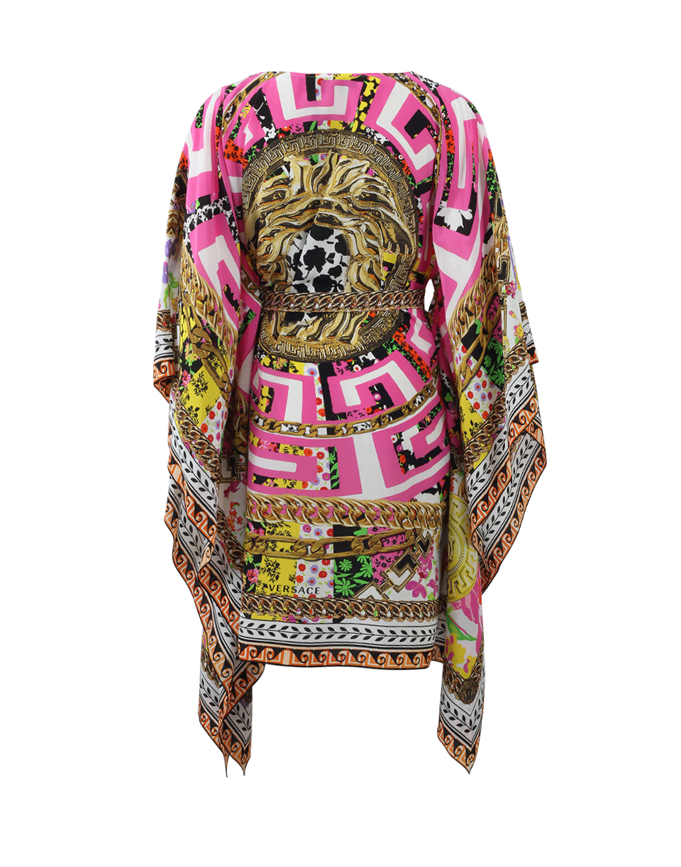 VERSACE-Belted Caftan Top-