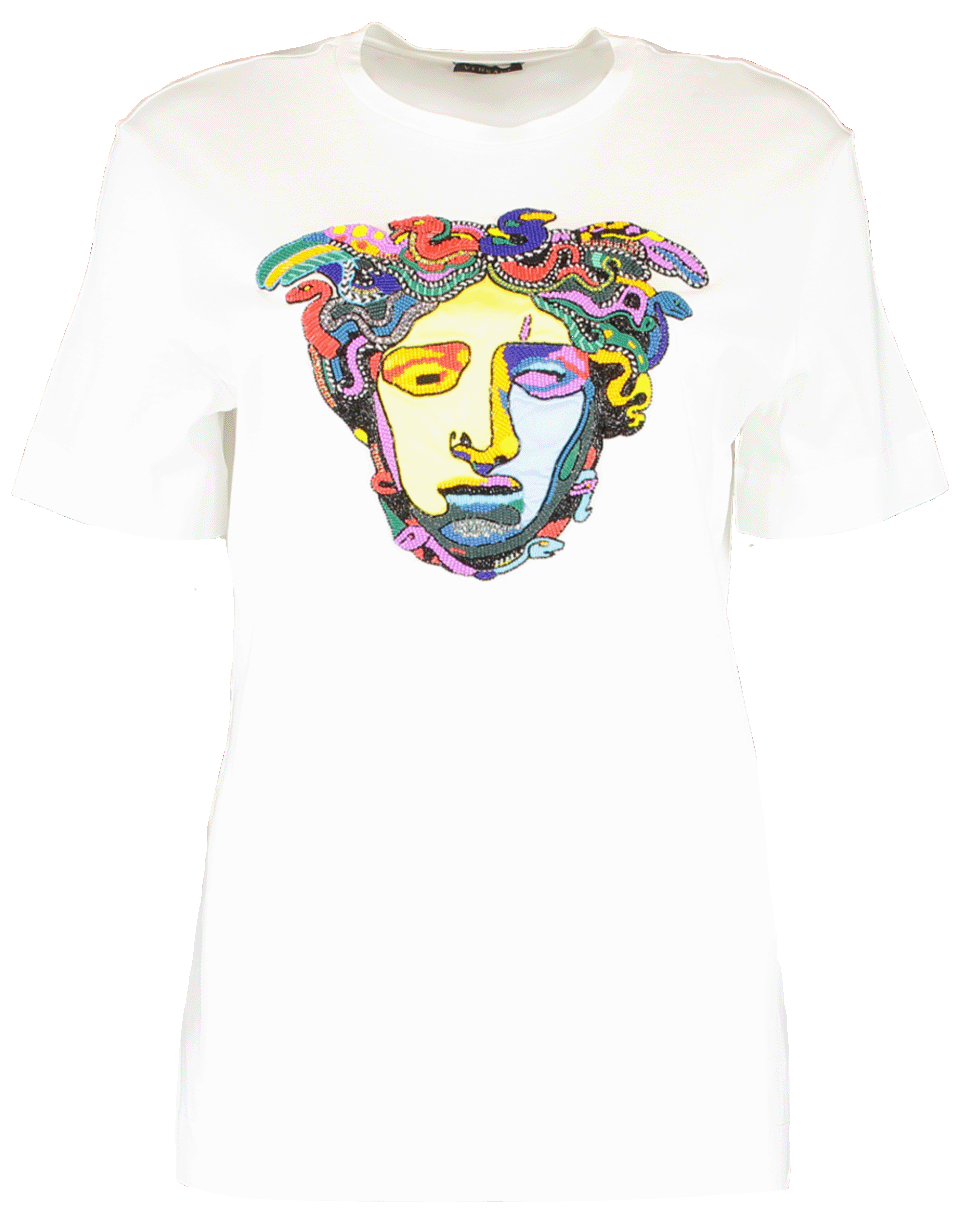 VERSACE-Medusa Multi Color Tee-