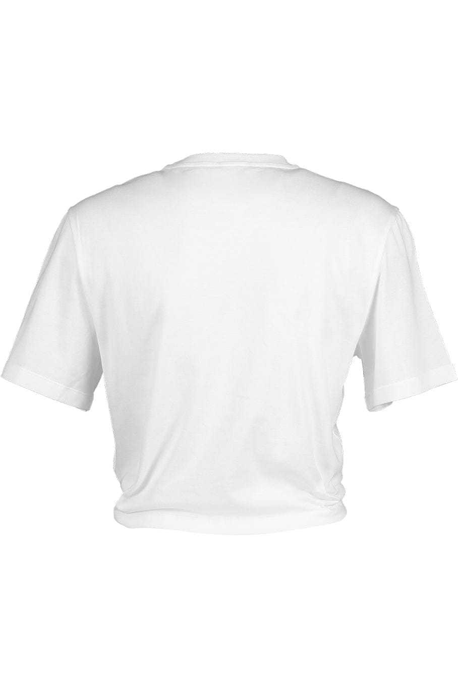 VERSACE-Short Sleeve Cropped Logo T Shirt-