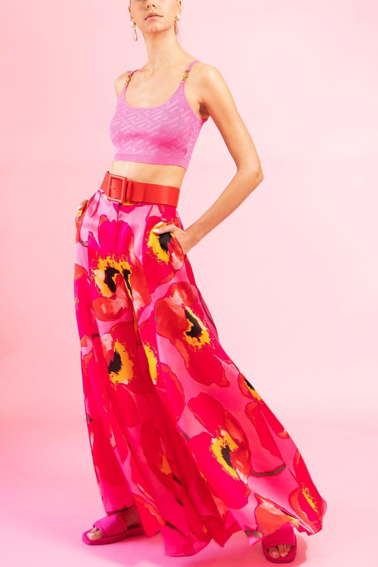 VERSACE-Medusa Crop Top-