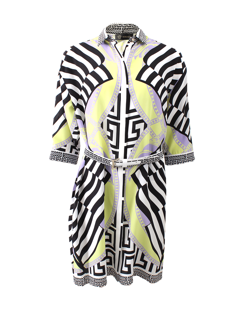 VERSACE-Printed Tunic-