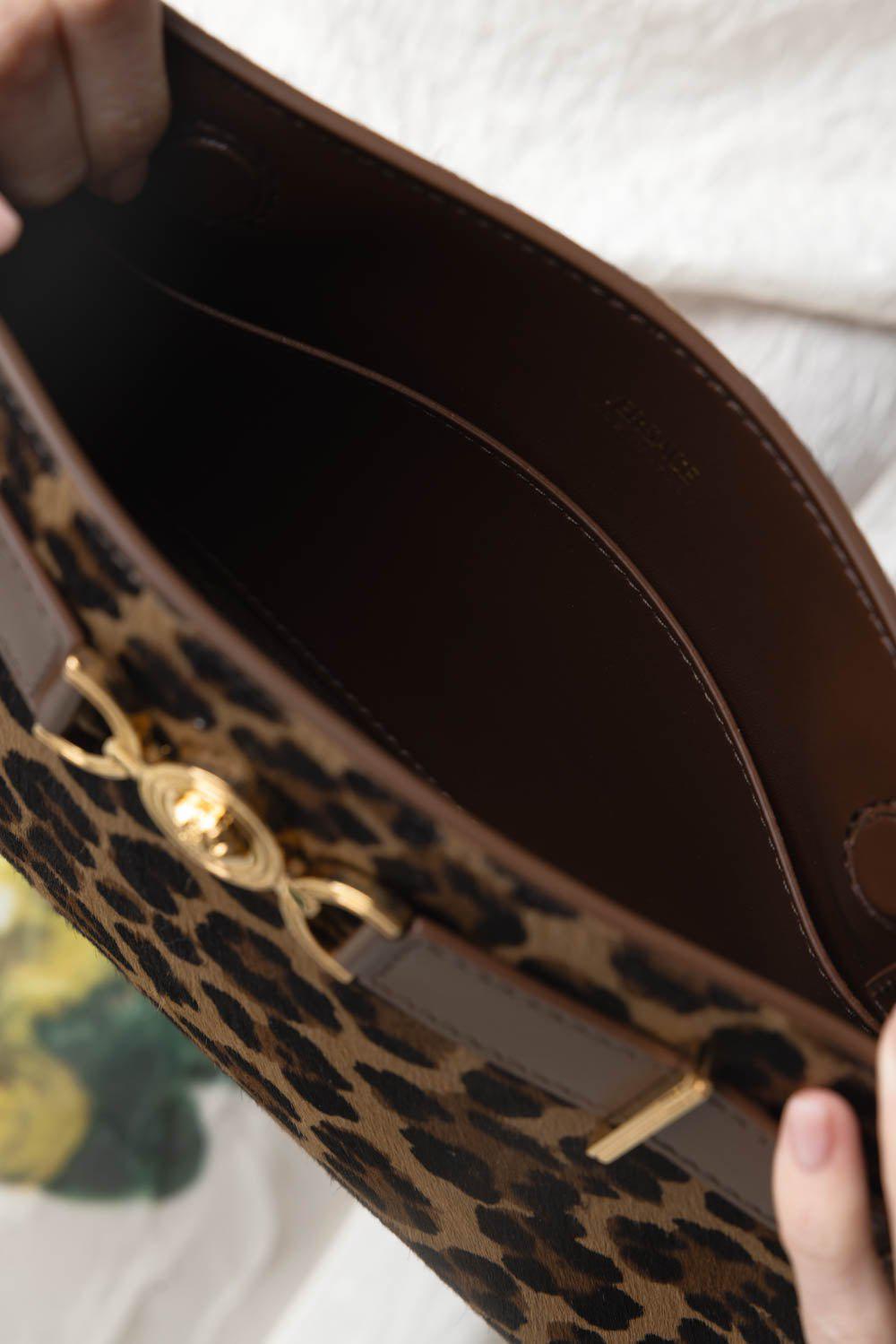 VERSACE-Medusa '95 Clutch - Brown Gold-BRNMOKA