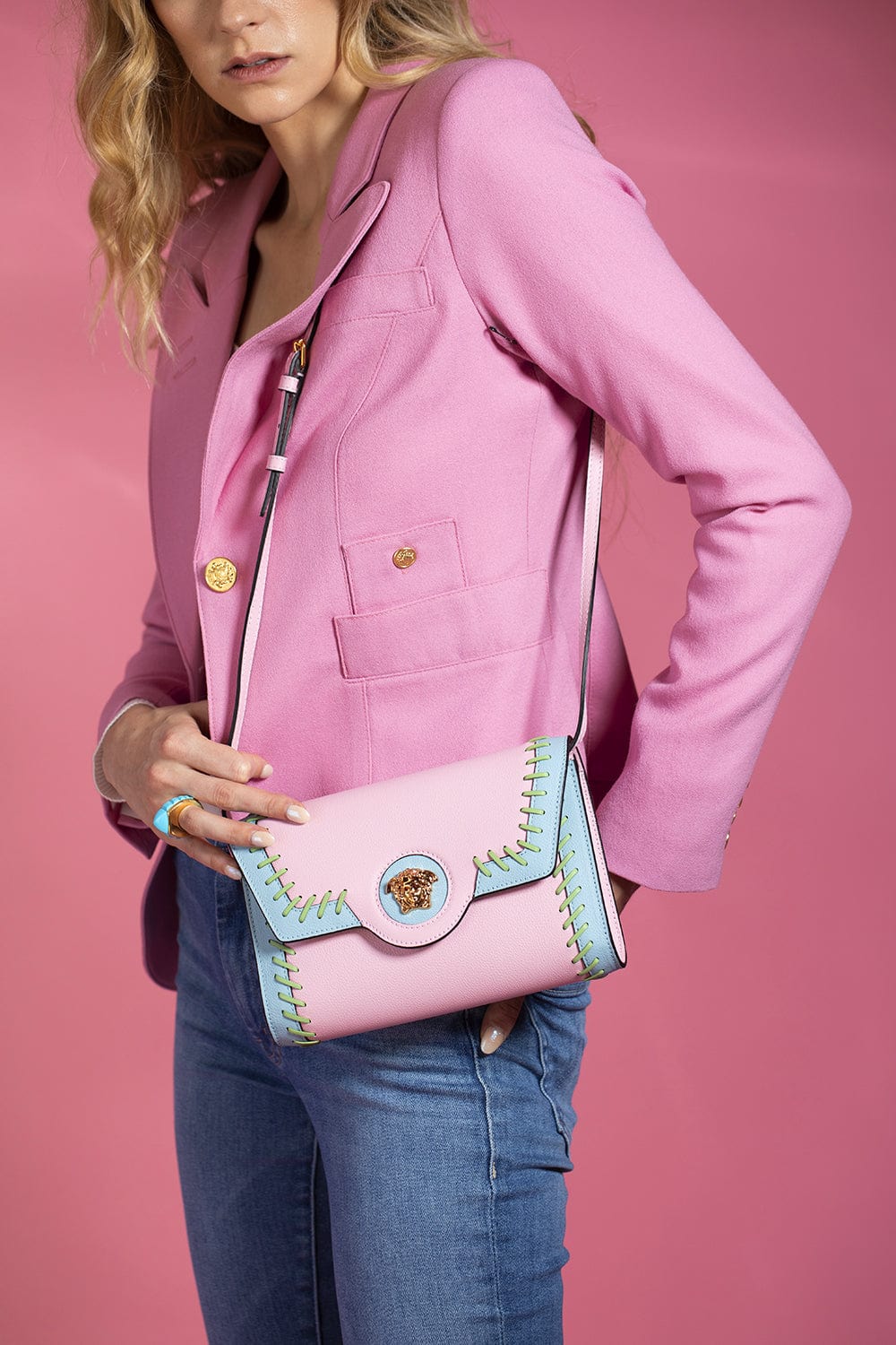 VERSACE-La Medusa Long Wallet-RS/PW/GR