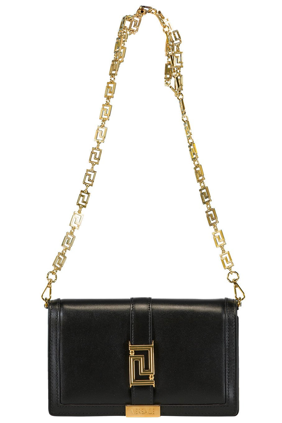 VERSACE-Greca Goddess Mini Bag-BLACK