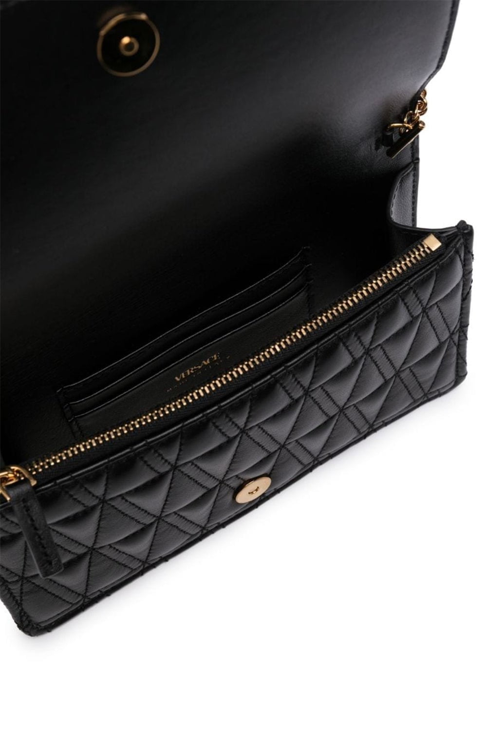 VERSACE-Virtus Clutch - Black-BLK/GLD