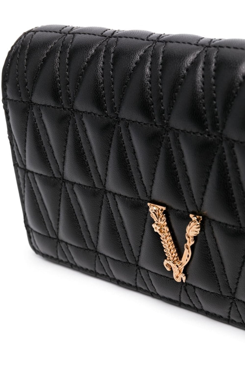 VERSACE-Virtus Clutch - Black-BLK/GLD