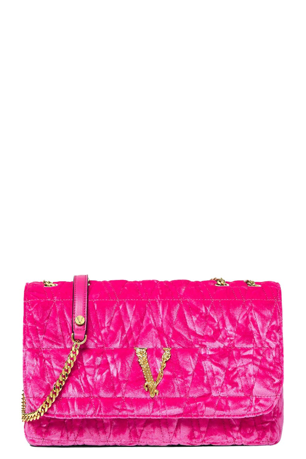 VERSACE-Virtus Bag - Glossy Pink-GLOSSYPK