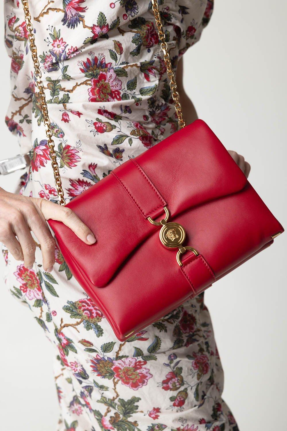 VERSACE-Shoulder Bag - Lipstick Red-LIPSTKRD