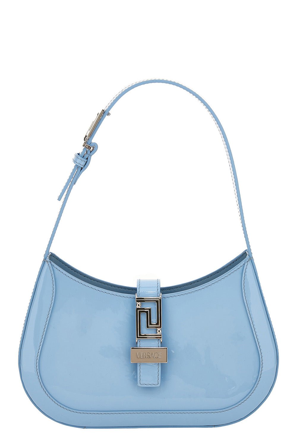 VERSACE-Greca Goddess Small Hobo Bag - Pastel Blue-PSTLBLUP