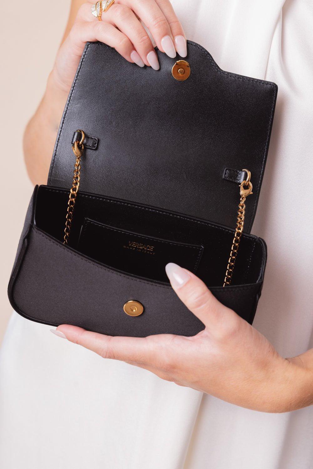 VERSACE-La Medusa Mini Bag-BLK/GLD