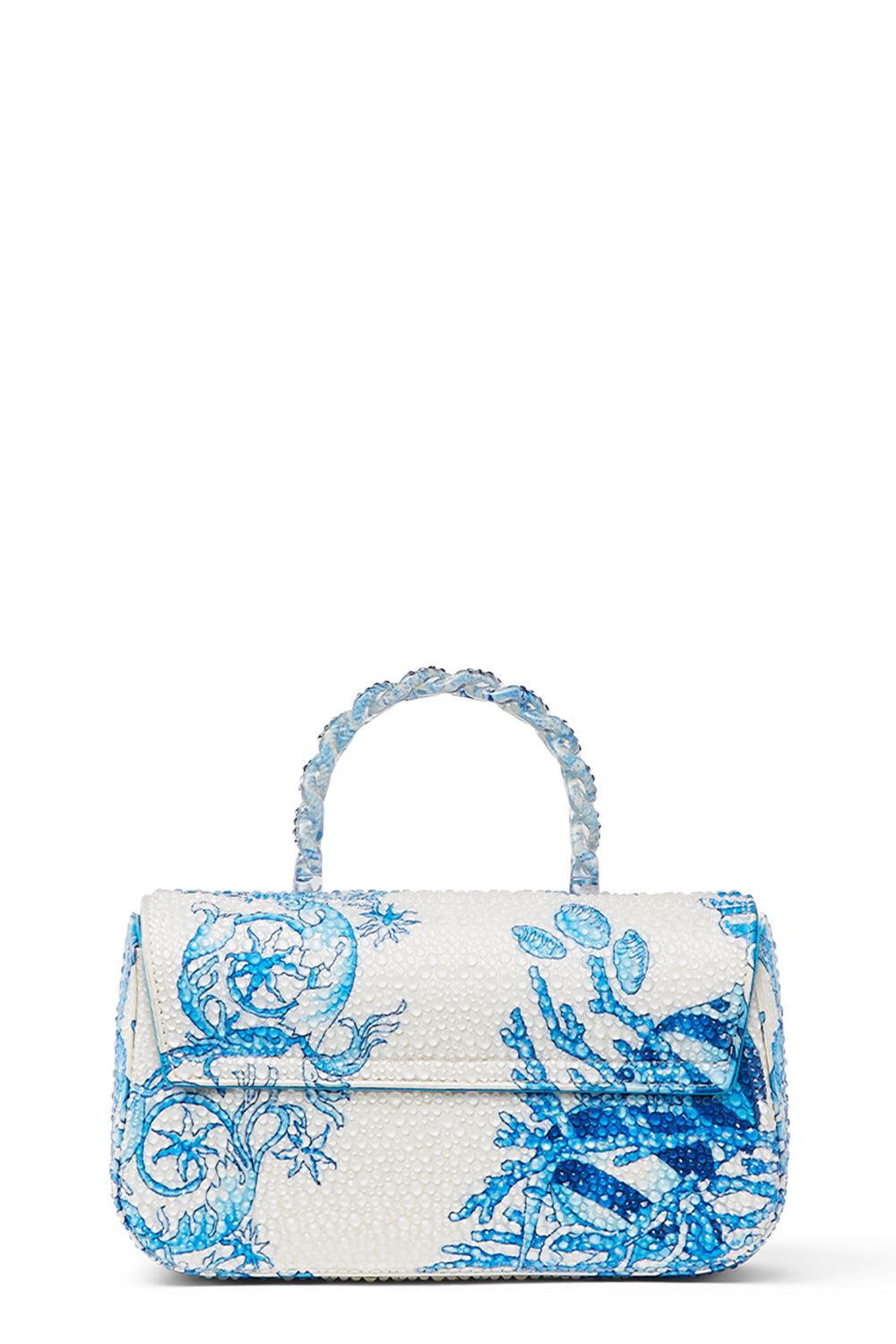 La Medusa Mini Bag - Bright Blue Underwater Barocco-BRTBLUPA-HANDBAGTOP HANDLE-VERSACE