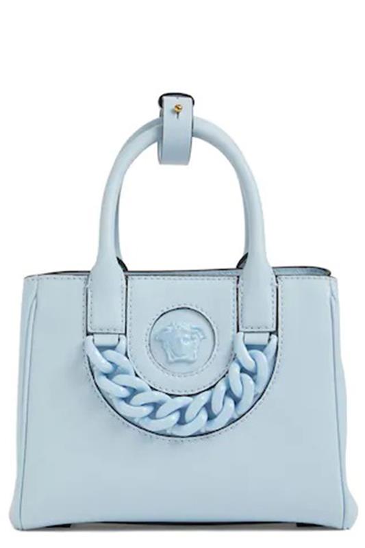 VERSACE-La Medusa Small Handbag-ICE BLUE