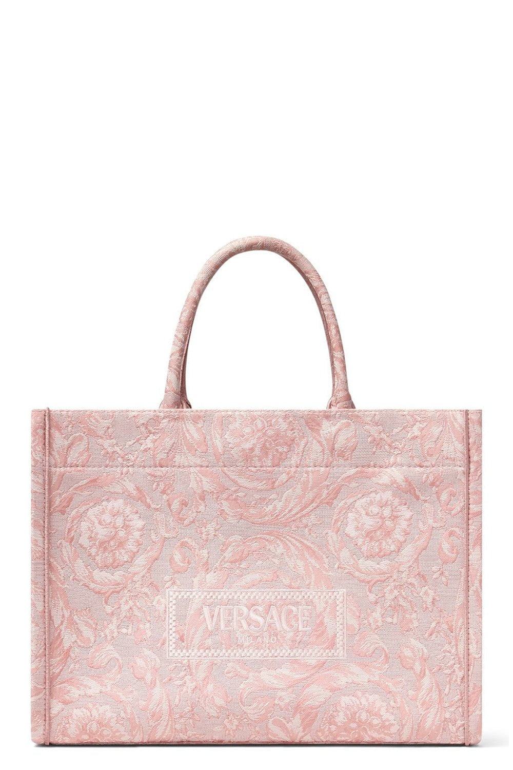 VERSACE-Barocco Athena Tote Bag - Pink Rose-PNK/RSE