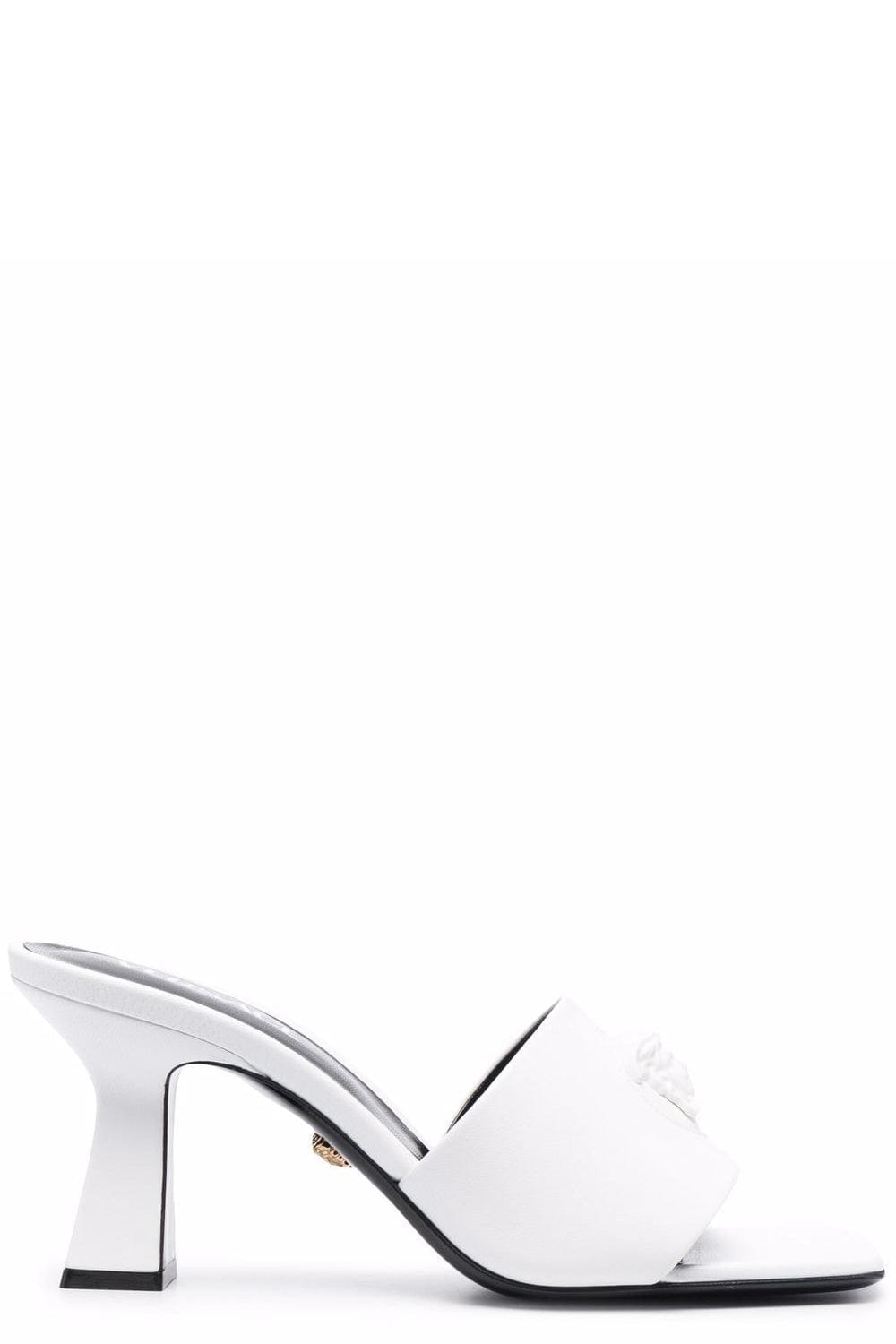 VERSACE-Leather Mule-