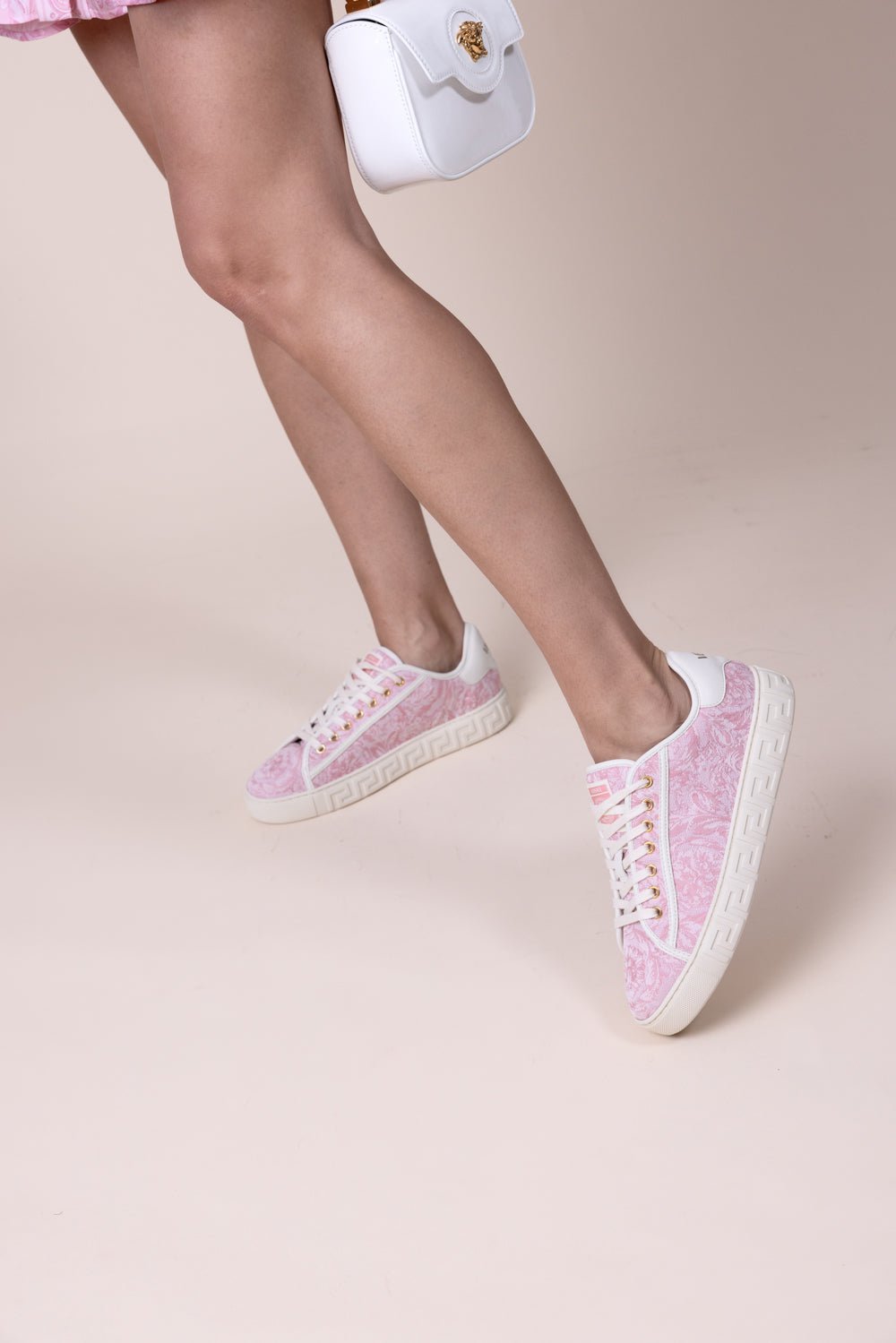 VERSACE-Barocco Greca Sneakers-