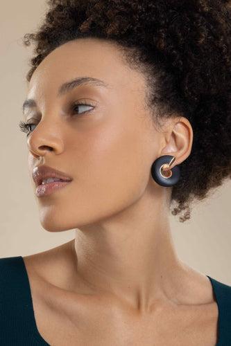 Jet Verso Midi Earrings-ROSE GOLD-JEWELRYFINE JEWELEARRING-VHERNIER