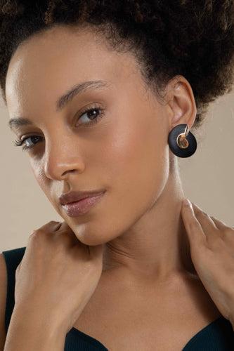 Jet Verso Midi Earrings-ROSE GOLD-JEWELRYFINE JEWELEARRING-VHERNIER