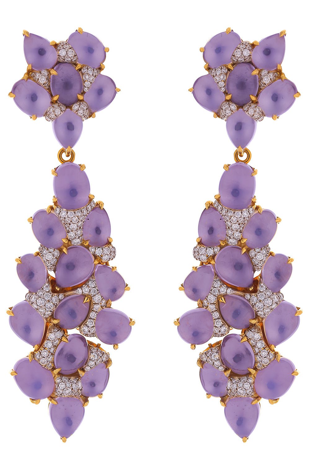 Moon Quartz Grape Earrings JEWELRYFINE JEWELEARRING VICTOR VELYAN   