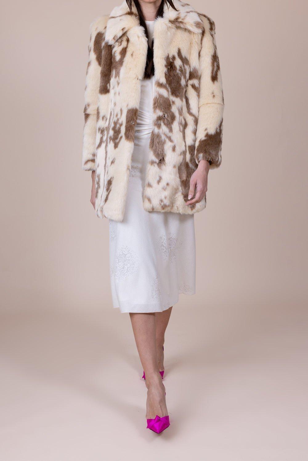 VICTORIA BECKHAM-Shrunken Faux Coat-