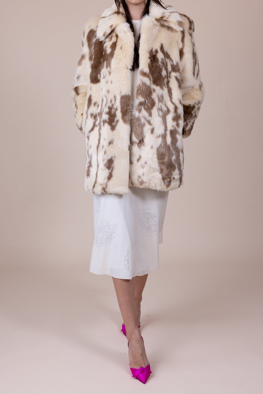 VICTORIA BECKHAM-Shrunken Faux Coat-