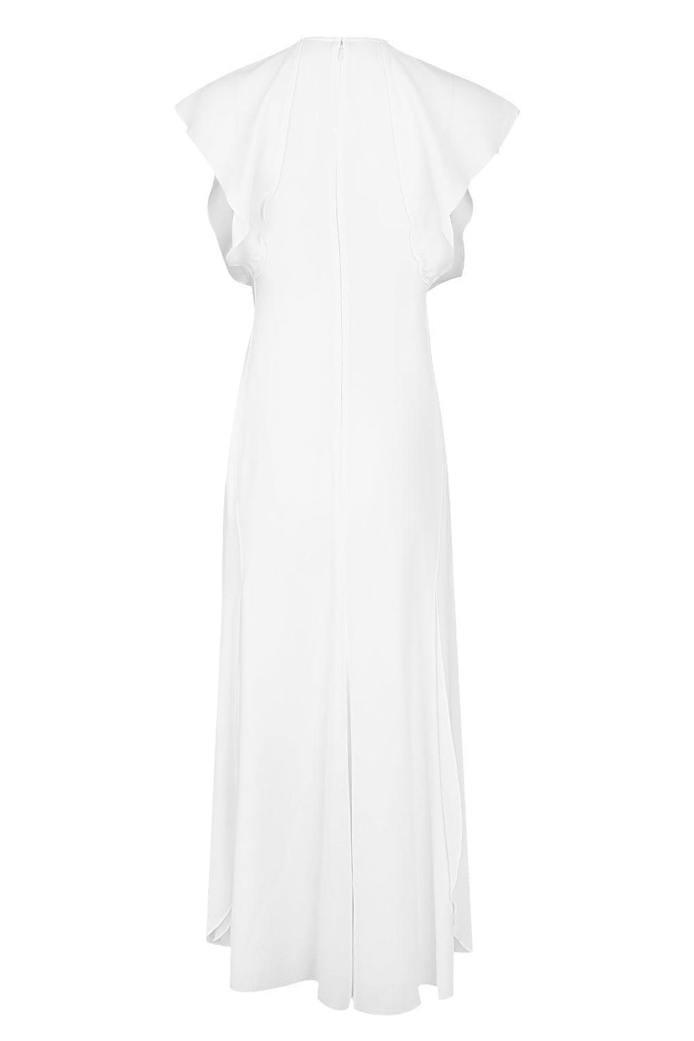 white dress victoria beckham Lace Cami In Ivory  the Dolman Midi Dress in Greenfinch is crafted from a fluid cady fabric and has elegant long sleeves Victoria Beckham, 50, looks ageless