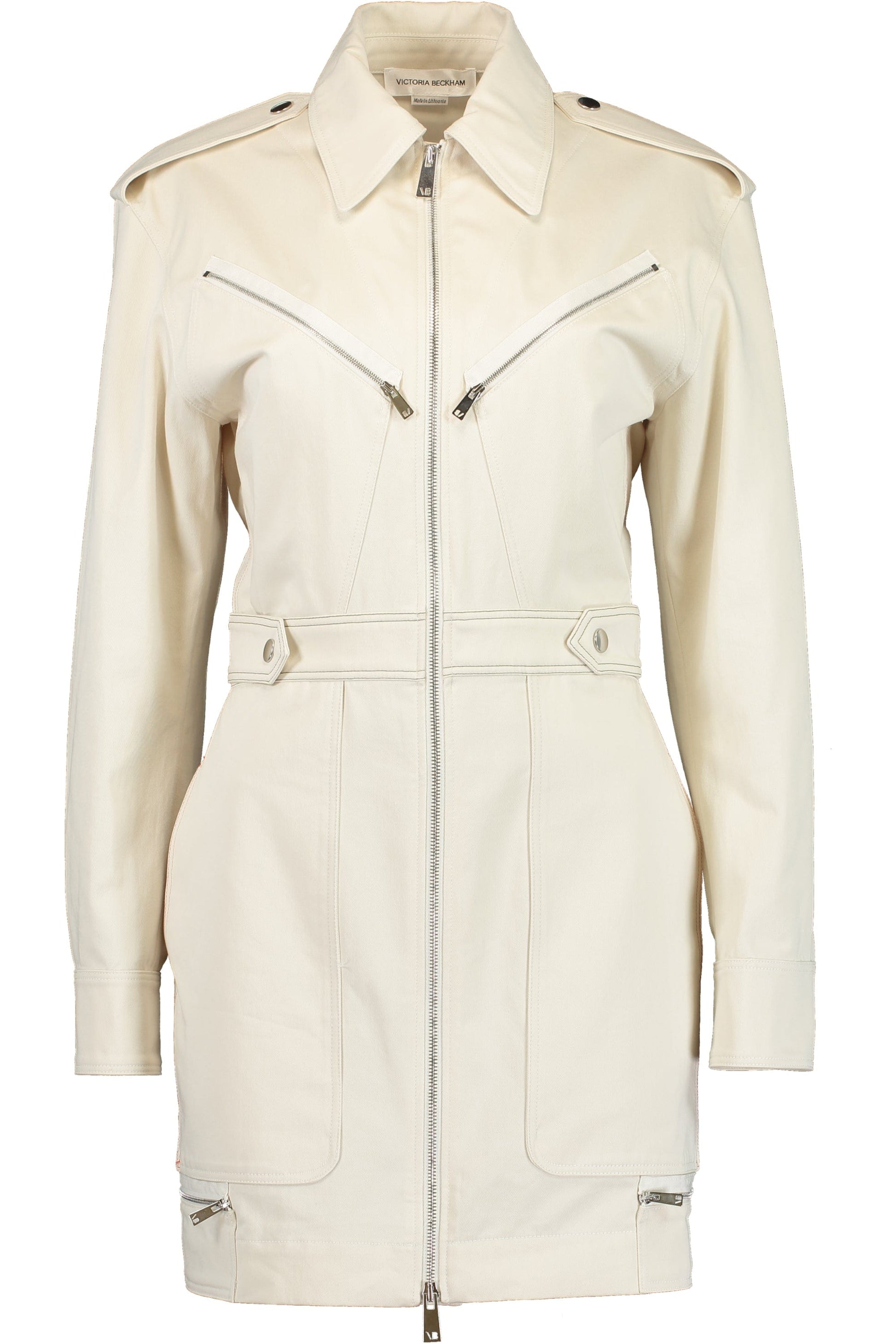 VICTORIA BECKHAM-Zip Detail Utility Dress-