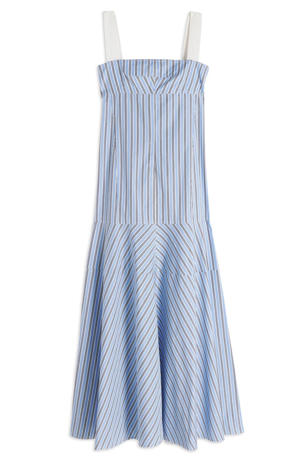 VICTORIA BECKHAM-Paneled Maxi Dress-