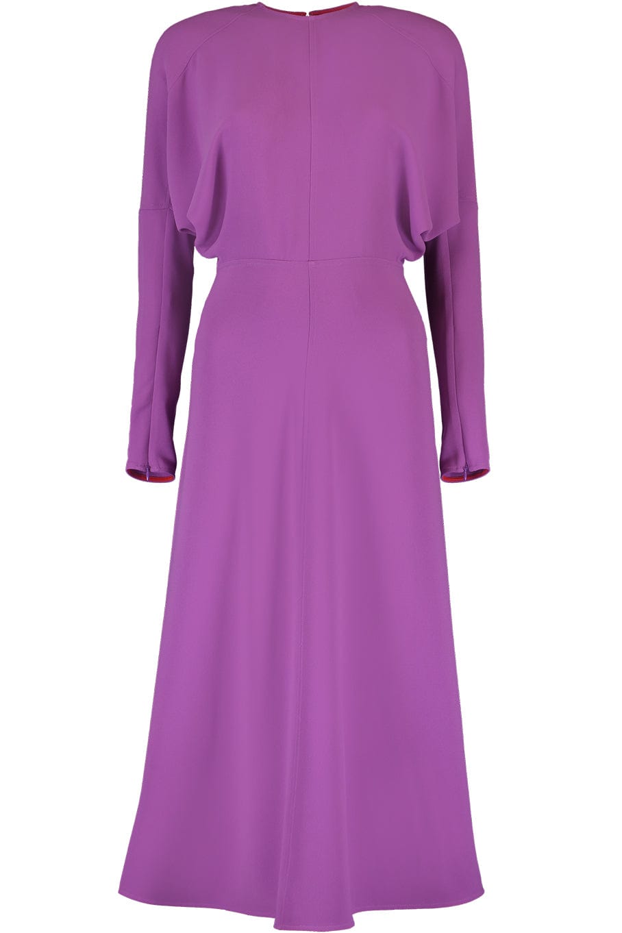 VICTORIA BECKHAM-Long Sleeve Dolman Dress-