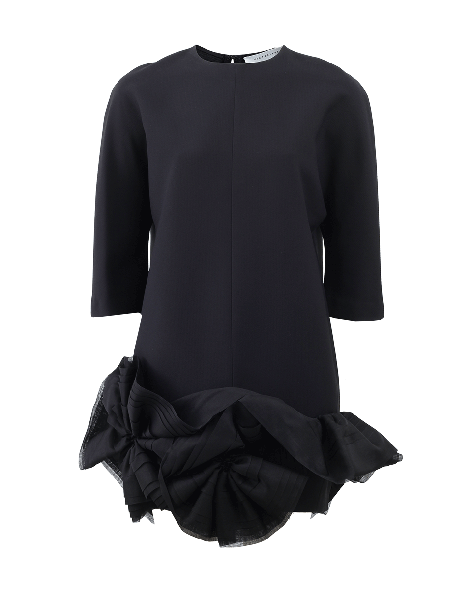 VICTORIA BECKHAM-Ruffle Mini Dress-