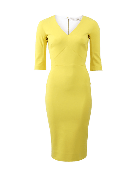 Exposed Back Zip Dress | VICTORIA BECKHAM Marissa Collections Exposed Back Zip Dress | VICTORIA BECKHAM Marissa Collections