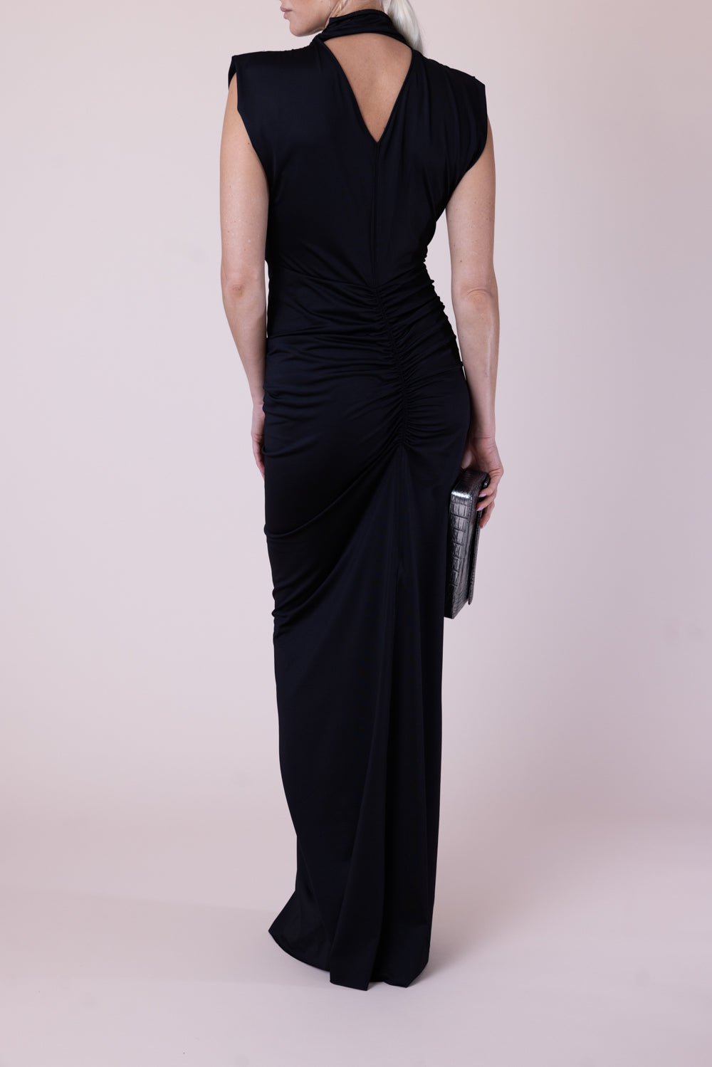 VICTORIA BECKHAM-Ruched Gown-