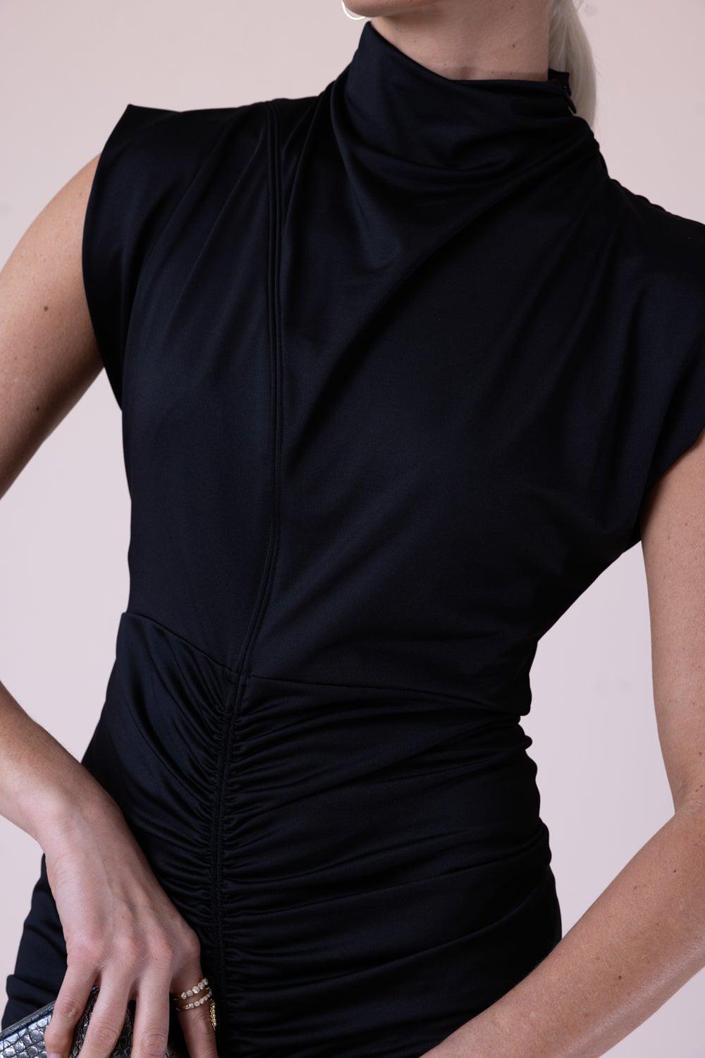 VICTORIA BECKHAM-Ruched Gown-