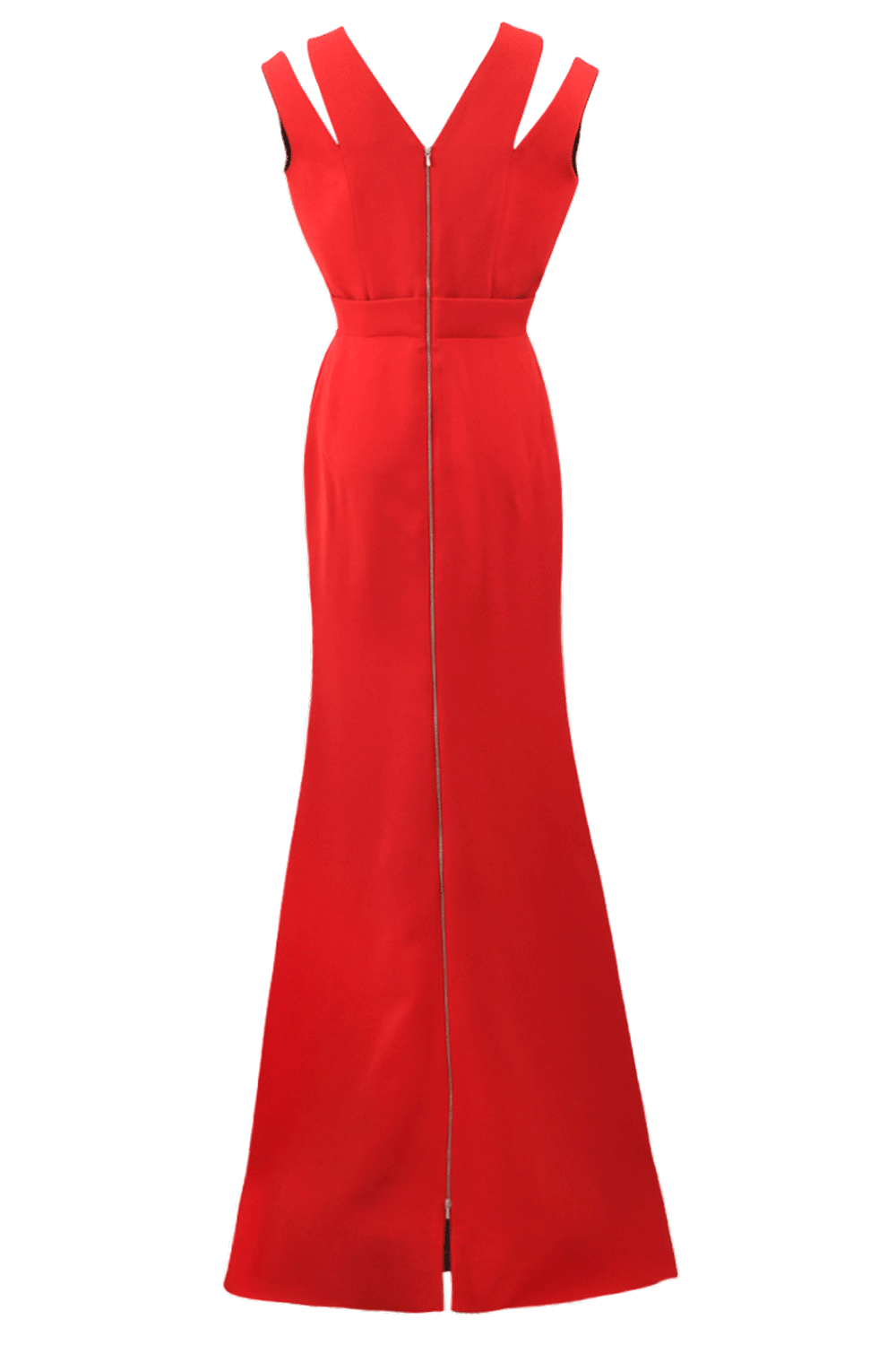 VICTORIA BECKHAM-Cut-Out Gown-RED